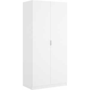 armario blanco 2 puertas 80 cm 3