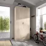 armario madera 2 puertas 80 cm 1