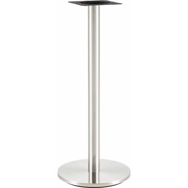 base de mesa benagil alta acero inoxidable base 45 cms de diametro altura 110 cms