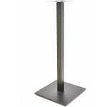 base de mesa beverly alta tubo cuadrado negra base de 45 x 45 cms altura 115 cms