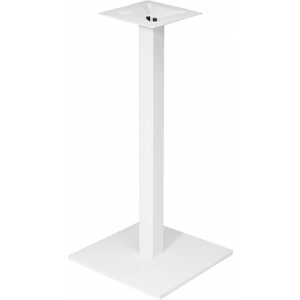 base de mesa beverly bl110 alta tubo cuadrado blanca base de 45 x 45 cms altura 110 cms
