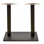 base de mesa beverly rectangular tubo cuadrado negra base de 70 x 40 cms altura 72 cms 1