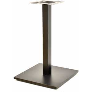 base de mesa beverly tubo cuadrado negra base de 45 x 45 cms altura 72 cms