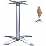 base de mesa gather aluminio abatible 4 brazos