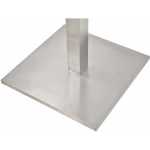 base de mesa ipanema acero inoxidable base de 45 x 45 cms altura 72 cms 3