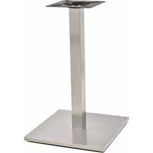 base de mesa ipanema acero inoxidable base de 45 x 45 cms altura 72 cms