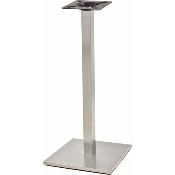 Base de mesa ipanema alta acero inoxidable 4545110 cms pulido satinado