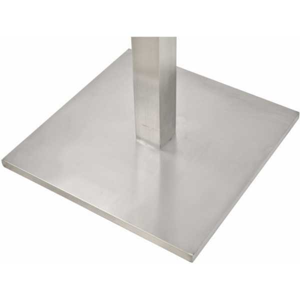 base de mesa ipanema alta acero inoxidable base de 45 x 45 cms altura 110 cms 1