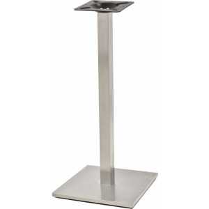 base de mesa ipanema alta acero inoxidable base de 45 x 45 cms altura 110 cms