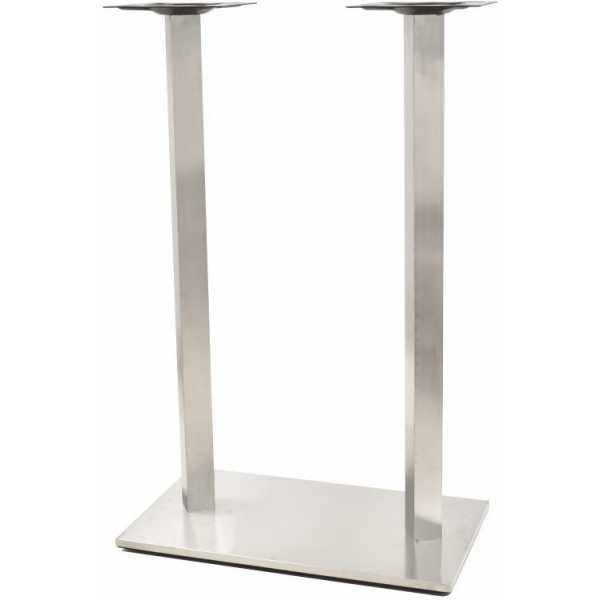 base de mesa ipanema alta acero inoxidable base de 70 x 40 cms altura 110 cms 1