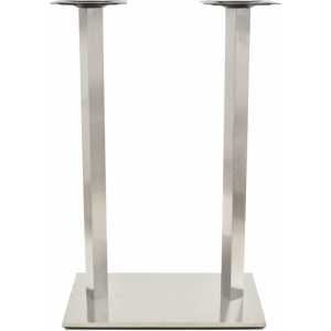 base de mesa ipanema alta acero inoxidable base de 70 x 40 cms altura 110 cms