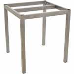 base de mesa lirio metal gris plata 65 x 65 cms altura 72 cms para tableros de 70 x 70 cms