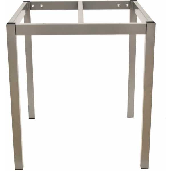 base de mesa lirio metal gris plata 65 x 65 cms altura 72 cms para tableros de 70 x 70 cms 3