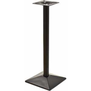 base de mesa soho alta negra base de 40 x 40 cms altura 110 cms