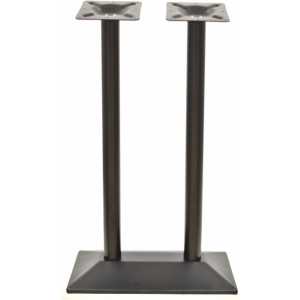 base de mesa soho alta rectangular negra base de 70 x 40 cms altura 110 cms