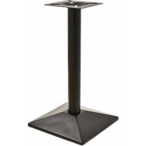base de mesa soho negra base de 40 x 40 cms altura 72 cms