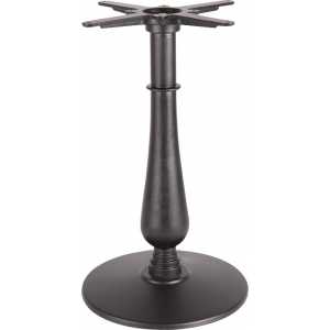 base de mesa tamesis negra 43 cms de diametro altura 72 cms
