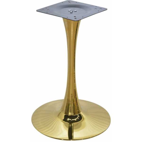 base de mesa tulip acabado dorado base de 50 cms de diametro altura 70 cms