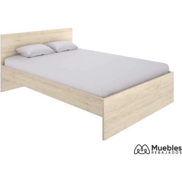 cama completa con cajones inferiores ely roble natural 6