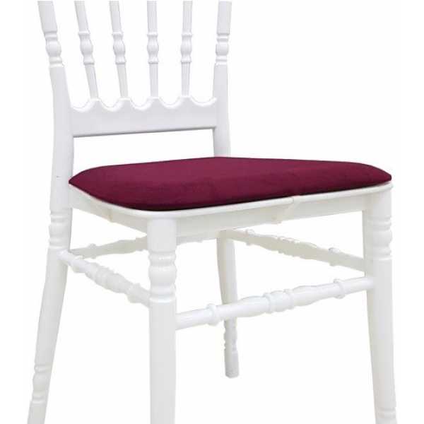 cojin de asiento para sillas wedding y chiavari new color burdeos