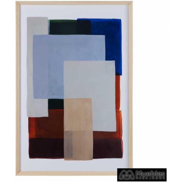 Cuadro impresion 2 m madera abstracto 63 x 4 x 93 cm 2