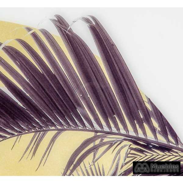 Cuadro impresion hojas palmera lienzo 100 x 250 x 100 cm 5