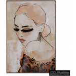 cuadro impresion mujer lienzo 83 x 123 cm