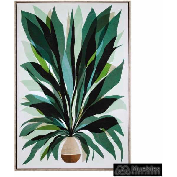 Cuadro impresion planta lienzo 83 x 123 cm