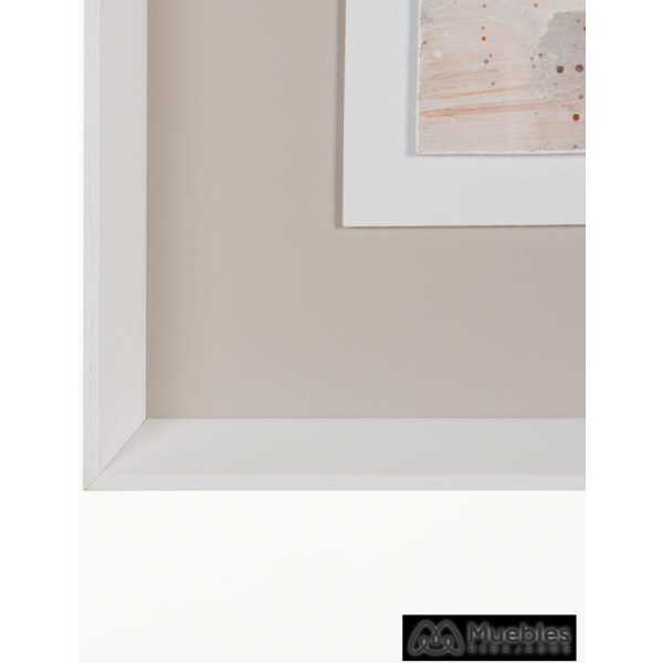 Cuadro pintura abstracto 2 m blanco 50 x 4 x 50 cm 9
