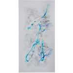 cuadro pintura abstracto azul lienzo 70 x 350 x 140 cm