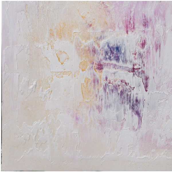 Cuadro pintura abstracto morado blanco 120 x 350 x 120 cm 5