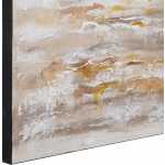 cuadro pintura abstracto ocre lienzo 150 x 350 x 80 cm 4