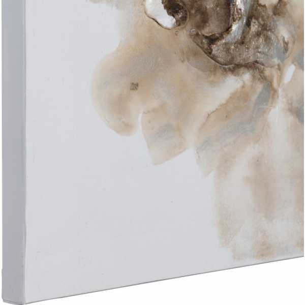 Cuadro pintura abstracto plata lienzo 120 x 350 x 120 cm 4