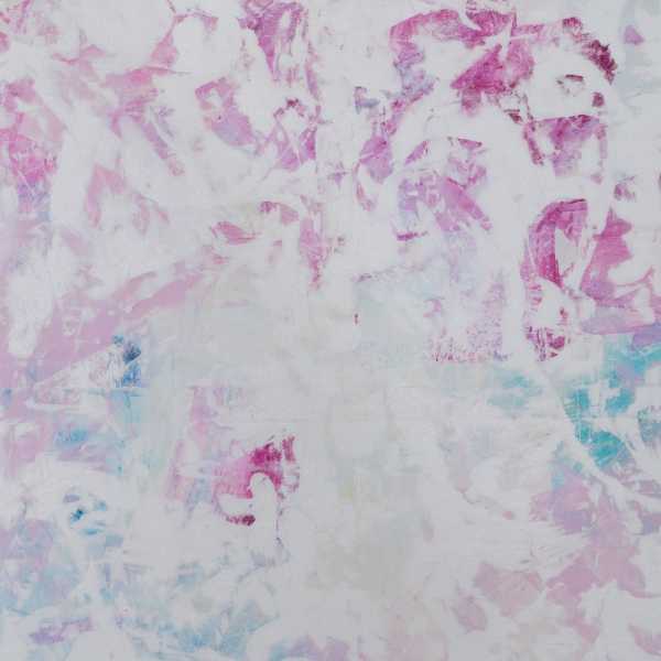 Cuadro pintura abstracto rosa lienzo 120 x 350 x 120 cm 2