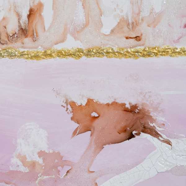 cuadro pintura abstracto rosa lienzo 80 x 350 x 150 cm 3