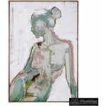 cuadro pintura desnudo lienzo 83 x 123 cm