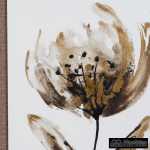 cuadro pintura flor 2 m madera tejido 63 x 3 x 7350 cm 6