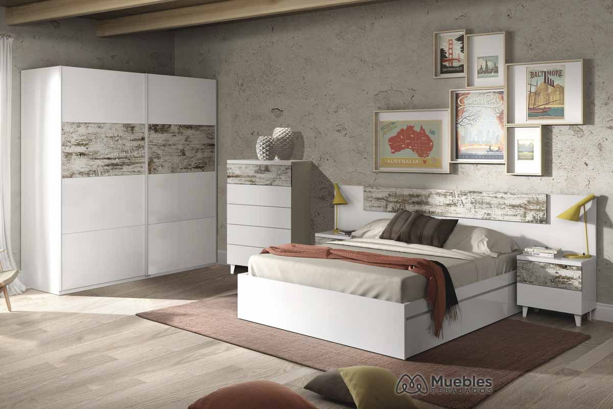 Dormitorio vintage blanco 036093bo-006088bo-037835bo-arc181bo