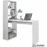 escritorio con estanteria incorporada blanca 008314a