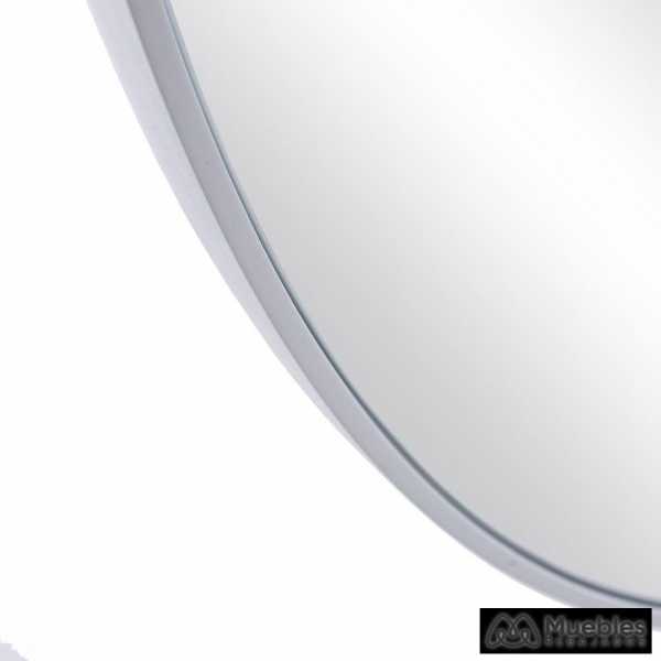 Espejo blanco dm cristal decoracion 120 x 2 x 120 cm 5