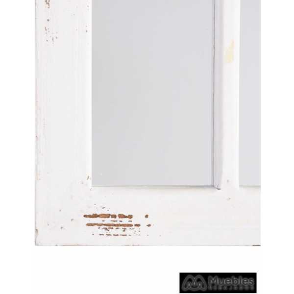 Espejo blanco rozado decoracion 72 x 3 x 135 cm 6