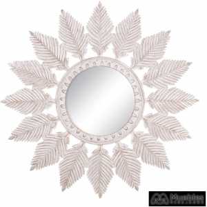 espejo blanco rozado dm decoracion 90 x 175 x 90 cm 2