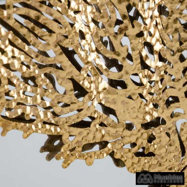 Espejo coral oro metal cristal 70 x 350 x 70 cm 5