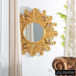 espejo dorado cristal pu decoracion 114 x 450 x 114 cm 7