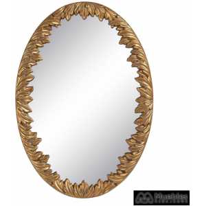 espejo dorado cristal pu decoracion 57 x 350 x 81 cm