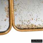 espejo envejecido oro metal decoracion 7250 x 4 x 5450 cm 5