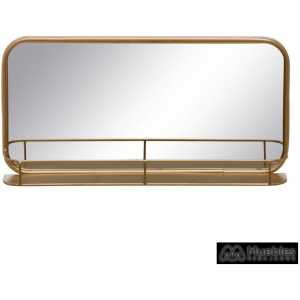 espejo estante oro metal decoracion 5550 x 1050 x 2850 cm