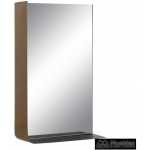 espejo estante oro negro metal 40 x 12 x 60 cm