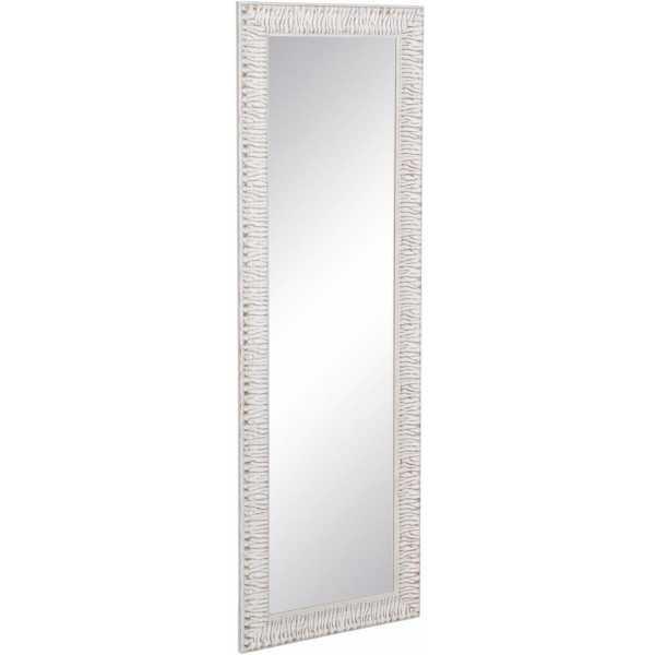Espejo gravado blanco decoracion 53 x 2 x 154 cm 3