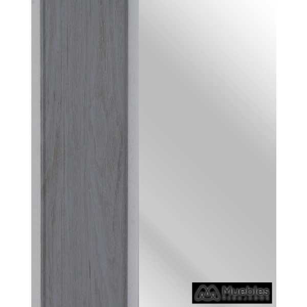Espejo gris blanco madera decoracion 66 x 2 x 86 cm 3